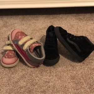 TWO PAIRS! Vans & See Kai Run
